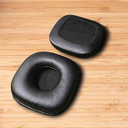 Street27® Protein Leather Replacement Ear Pads Cushions Compatible with Marshall Major, Boat Rockerz 600 Headset Headphone - Black - Image 3