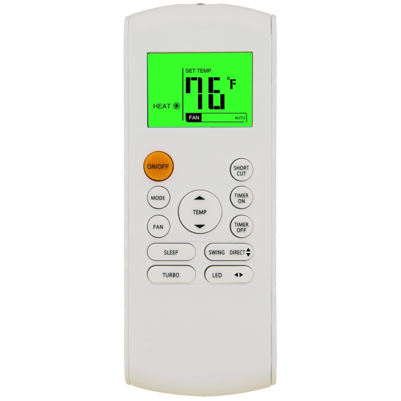 Replacement Remote Control for Midea MRCOOL FRIMEC Klimaire AC Air Conditioner RG57B1BGE RG57B2BGE RG57BBGE RG57BGE RG57ABGE RG57A6BGEF RG57A7BGEF RG57A6BGEFU1 RG57E1BGEU1 RG57H3BGEFU1