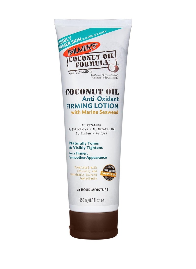 PALMER'S - Palmer's Coconut Oil Firming Lotion, Anti-Oxidant, Free of Dyes, Parabens, Phthalates, Mineral Oil & Gluten - 250ml - Image 1