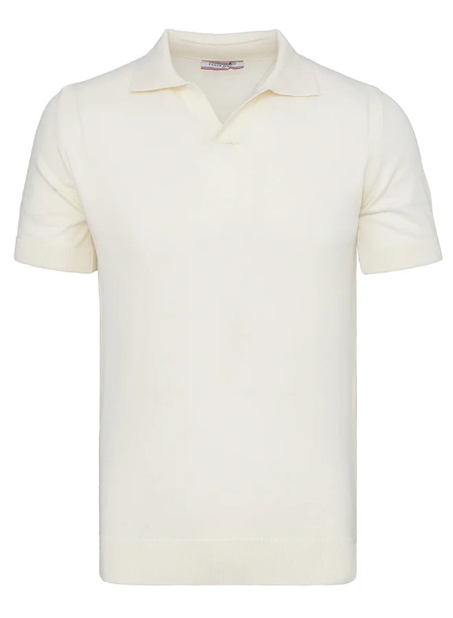 FELIX HARDY Beige-Ecru Men's 100% Cotton Polo Shirt Short Sleeve Pack of 2 for Men | Best Price UAE