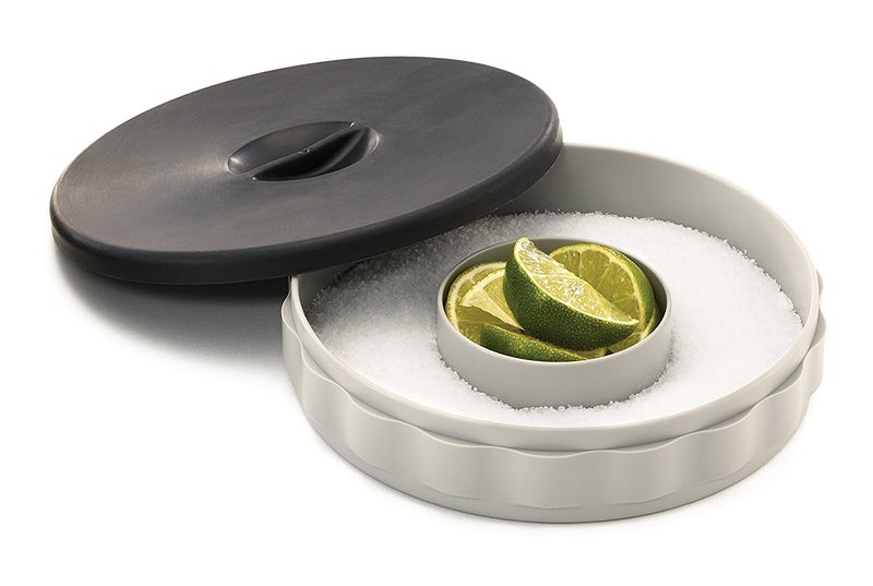 TableCraft Glass Rimmer Set Gray Plastic Base with Black Rubber Cover 1 Count Pack of 1