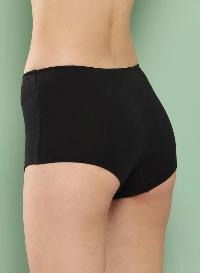Leading Lady Leading Lady Pack of 2  - Solid Cotton Boyshorts