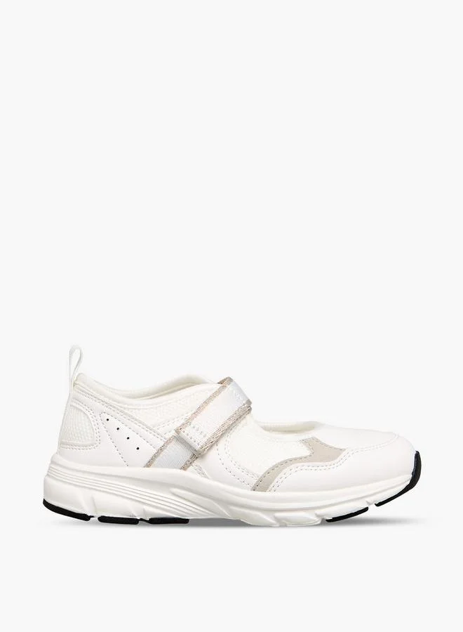 Little Missy WHITE Girls Hook and Loop Sports Shoes for Women | Best Price UAE