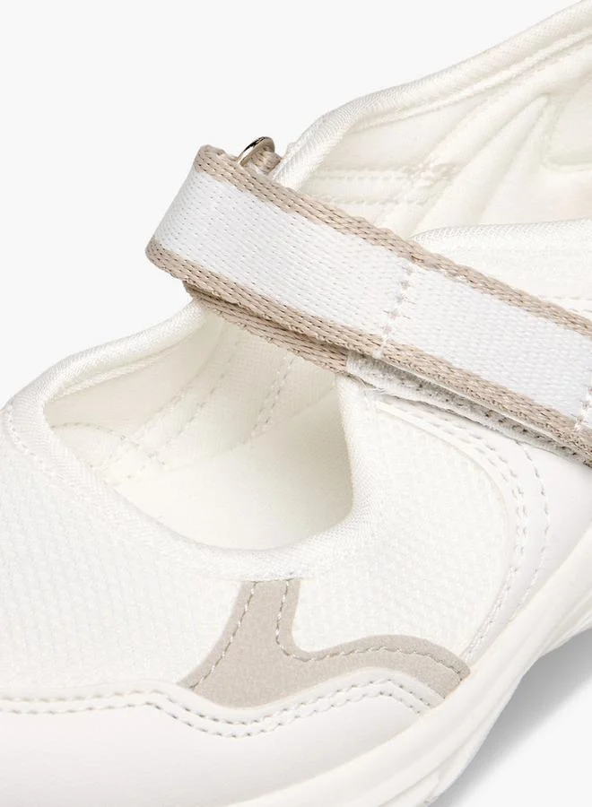 Little Missy WHITE Girls Hook and Loop Sports Shoes for Women | Best Price UAE