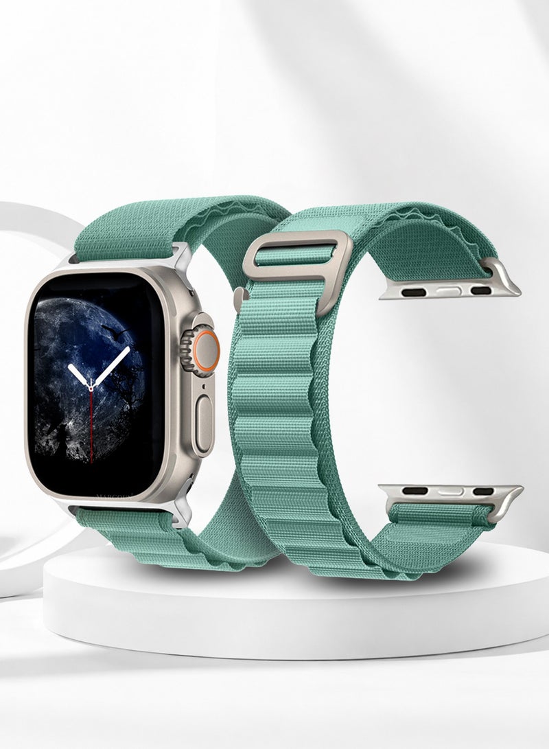 Alpine Loop Band For Apple Watch Band 49mm/45mm/44mm/42mm Nylon Woven Sport Strap Compatible with iWatch Series Ultra2/Ultra/8/7/SE/6/5/4/3/2/1 Adjustable Strap - Image 1
