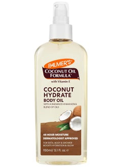 Palmer's Coconut Oil Formula Body Oil, Body Moisturizer with Green Coffee Extract, Bath Oil for Dry Skin, 5.1 Ounces (Spray Cap)