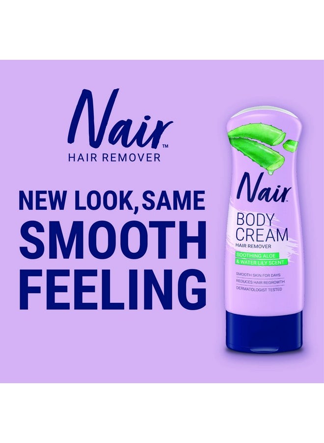 Nair - Air Hair Removal Body Cream With Aloe And Water Lily Leg And Body Hair Remover 9 Oz Bottle - Image 1