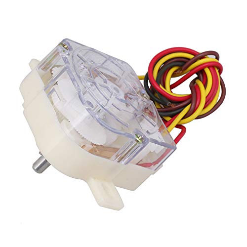 Walmine Plastic Washer Timer 5 Wire Square Washing Machine Control Timer for Washer Shaft Length 2.4cm - Image 2