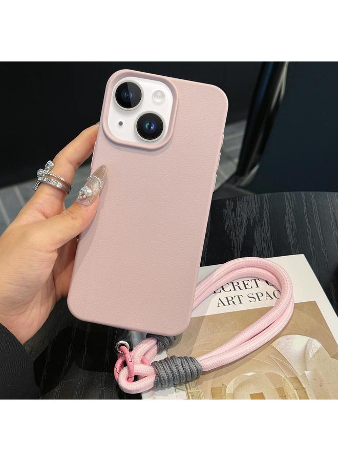 اس-توب جراب لهاتف iPhone 14 مصنوع من الجلد ومصنوع من مادة TPU مع غطاء كامل مع حبل - Image 1