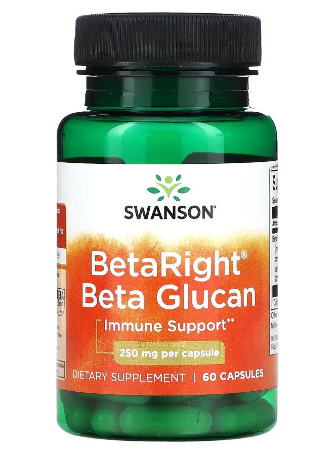 BetaRight Beta Glucan 250 mg 60 Capsules