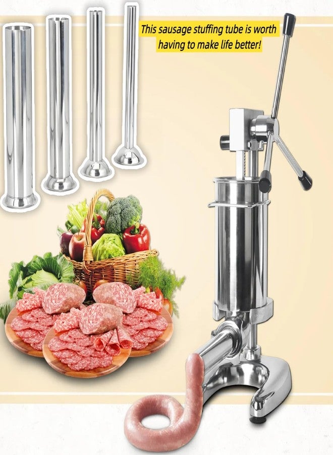 أنابيب حشو السجق البديلة من Viclaakesi، عبوة من 4 قطع، متوافقة مع حشوات السجق LEM 606، 606SS، 1606، 1606SS (ستانلس ستيل) - Image 4