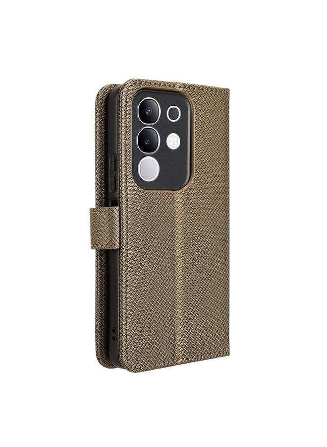 erorex Case For vivo Y29 4G / T4x 5G Diamond Texture Leather Phone Case - Image 3