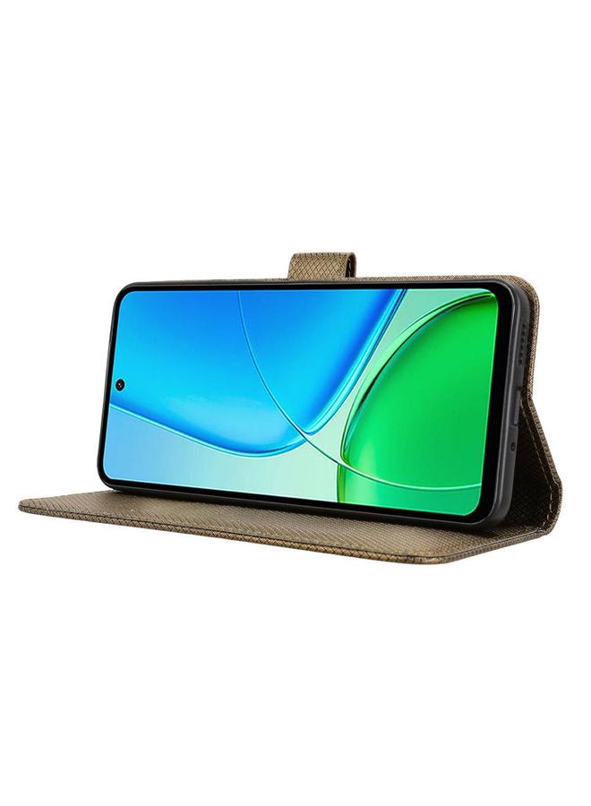 erorex Case For vivo Y29 4G / T4x 5G Diamond Texture Leather Phone Case - Image 5