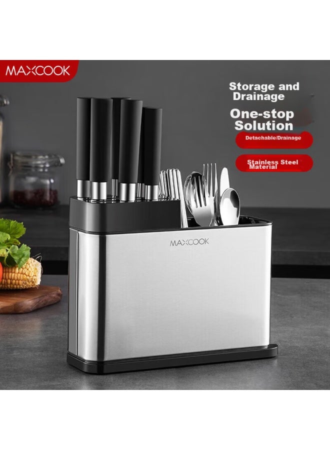 MAX COOK Maxcook Knife Holder, Chopstick Holder, Kitchen Storage Rack, Draining Rack, Storage Rack Mczw297 - Image 1