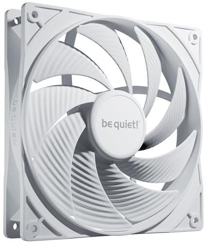 be quiet! Pure Wings 3 140mm PWM high-Speed White Fan | Speed-regulating Closed Loop Motor | High top-end Speed | Low Minimum RPM | Optimized Fan Frame | Extraordinary air Pressure | BL113 - Image 1