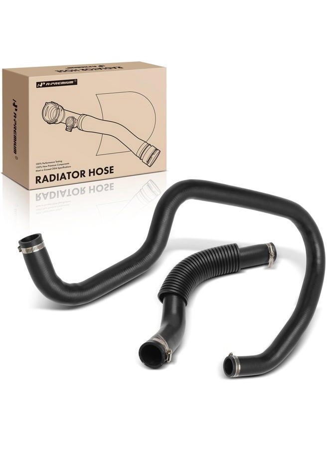 A-Premium Radiator Hose Replacement for Chevrolet Silverado 1500/2500 GMC Sierra 1500 2007-2013 Escalade Suburban Tahoe Yukon 2007-2014, 4.8L 5.3L 6.0L, Upper and Lower - Image 1
