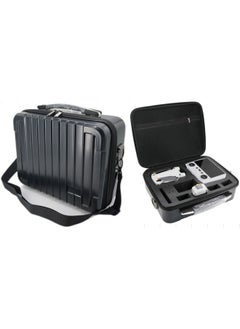 Generic For DJI For DJImini4pro UAV Portable Portable Anti-seismic Toolbox PC Hard Shell Storage Box Messenger Bag-Color:Applicable To Mini3pro (black Shoulder Strap Model)-Size:33*26*15cm  - Image 1