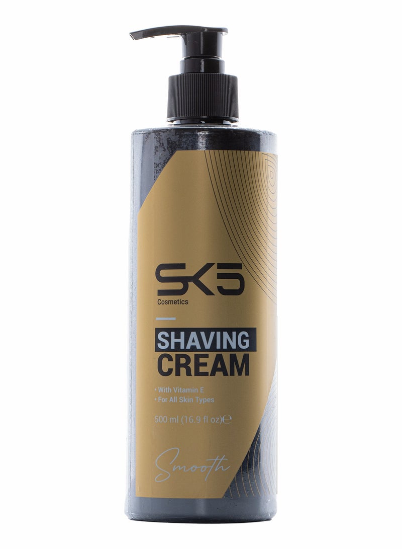 SK5 Professional Shaving Cream 500ml - Skin Protection Formula - Image 1