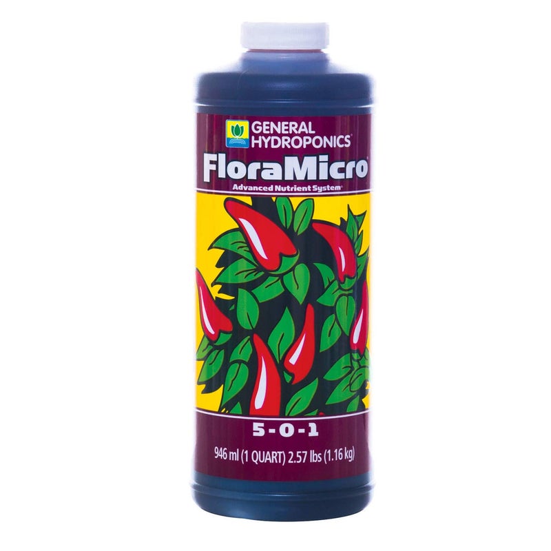 General Hydroponics Flora Series: FloraMicro, FloraBloom, FloraGro - 3-Part Hydroponic Nutrient System, 1 qt. Bottles - Image 2