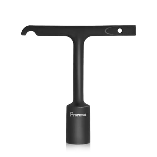 Pronese Penta Wrench with THandleHeavy Duty Lineman Wrench made by CrMo steelthe key for Pentagon Curb Boxes - Image 1