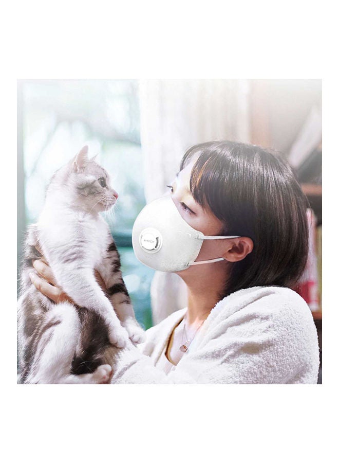 NIBEMINENT Mouth Face Mask 2pcs/lot Portable Cycling PM2.5 Anti-haze Anti-Dust Foldable Facial Protective Cover Masks - Image 5