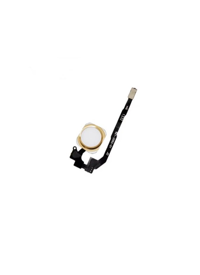 Generic - Touch ID Sensor Home Button Key Flex Cable Replacement for iPhone 5S - Gold - Image 1