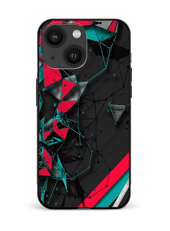 Protective Case Cover For Apple iPhone 14 Plus Tech Pattern Design Multicolour