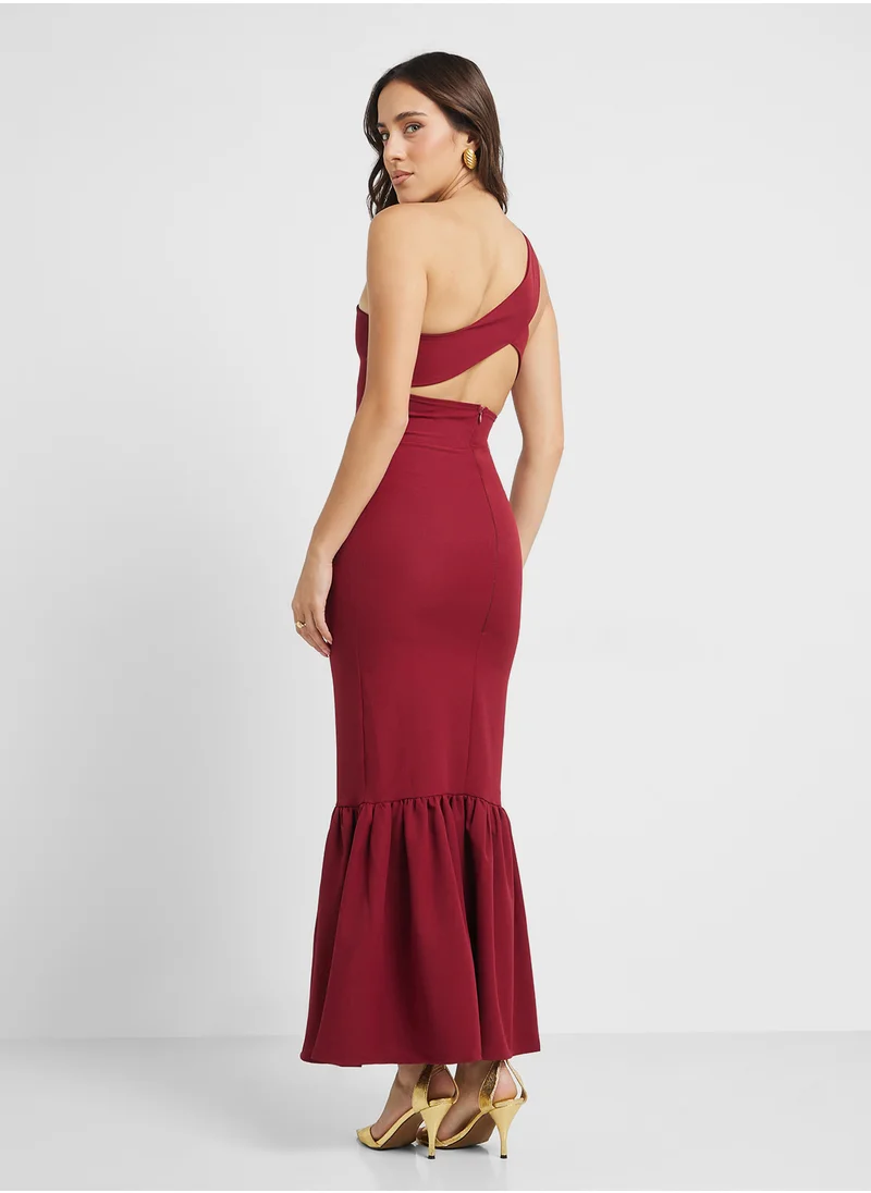 Ella Limited Edition One Shoulder Dress In Mermaid Cut