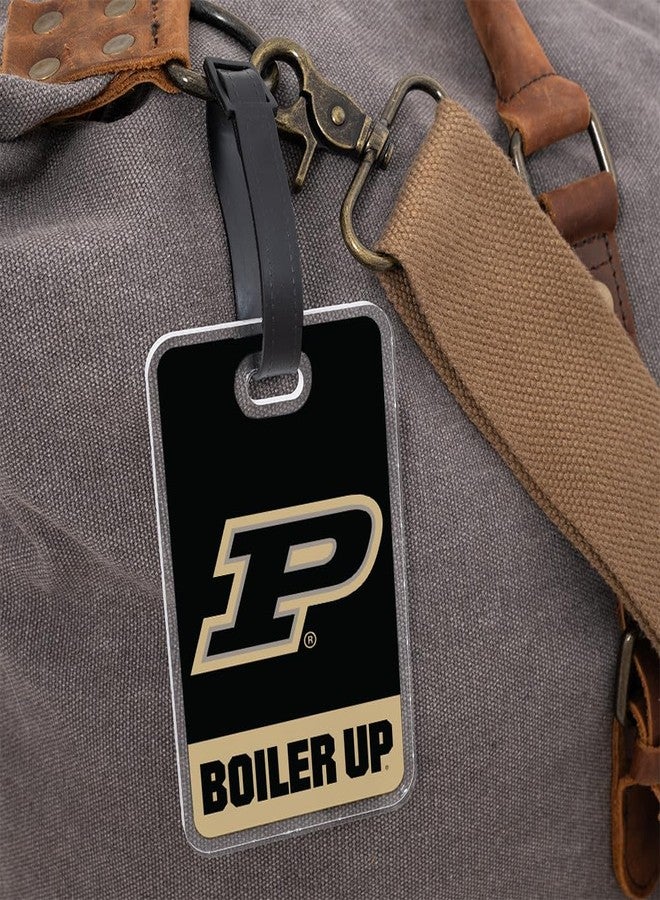 Desert Cactus Purdue University Luggage Tag – Official PU Boilermakers 2 Pack Travel ID Label for Suitcases, Bags, and Carry-Ons (2-Pack Acrylic Luggage Tag B) - Image 5