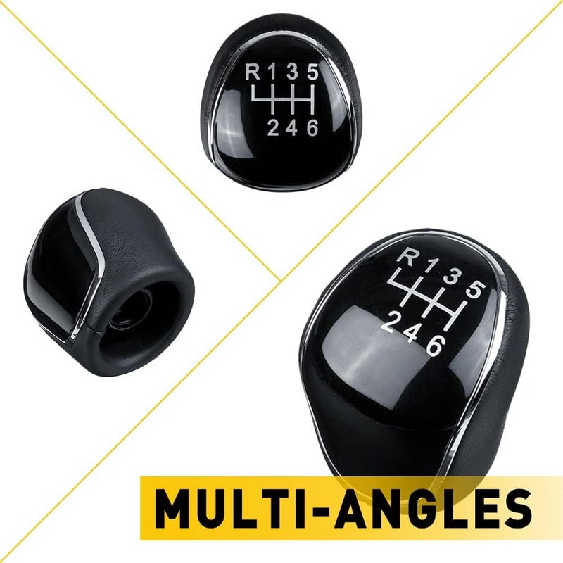 Yurefax 6 Speed Leather Gear Shift Knob - Image 4