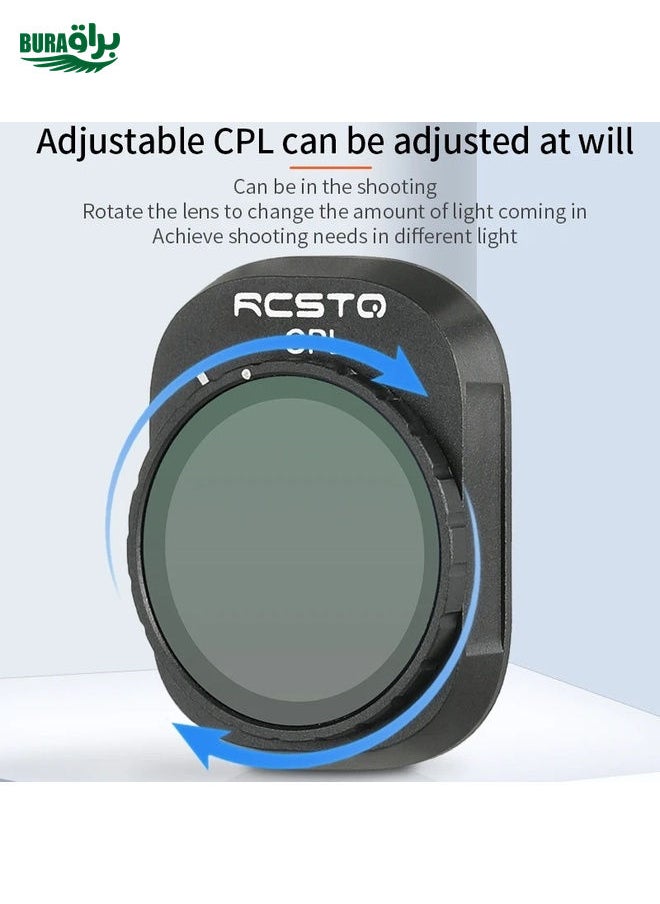 براق لـ DJI Mini 4 Pro RCSTQ Filter HD إكسسوارات الطائرات بدون طيار ، النمط: ND-PL32  - Image 4