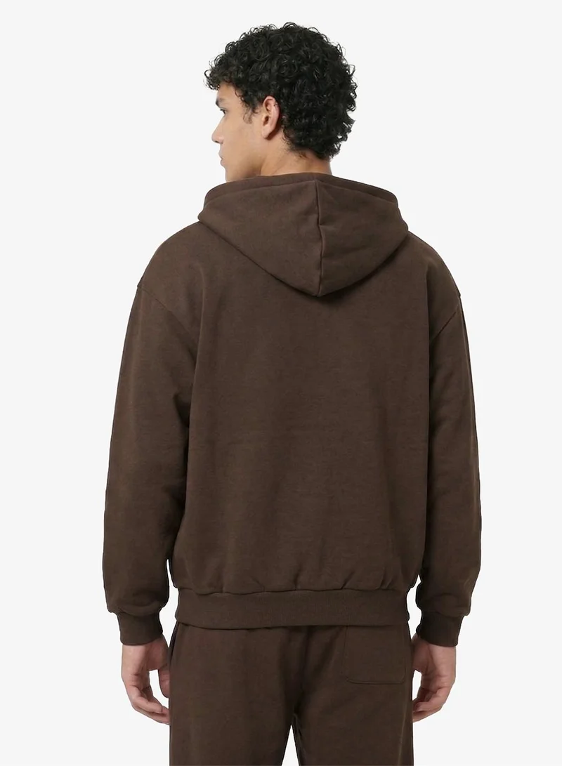 كارل كاني هودي بسحاب أساسي بتوقيع صغير