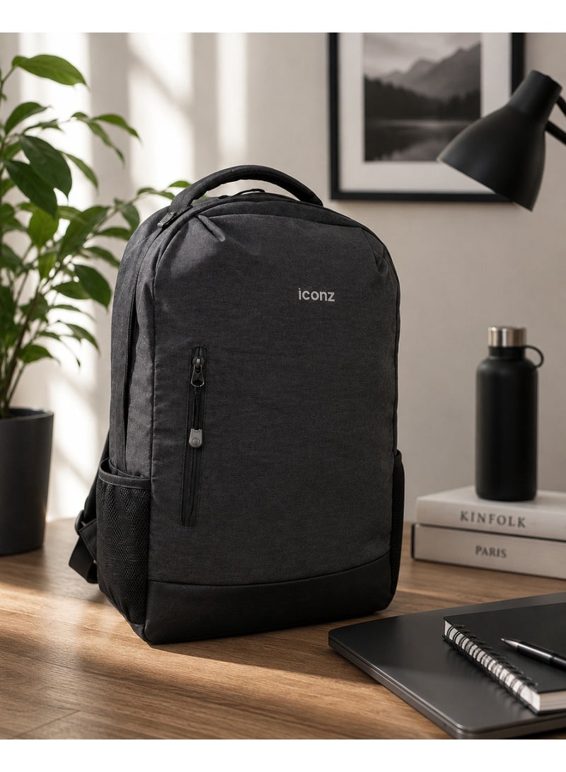 Iconz Barcelona Backpack 15.6 Inch 4030 Unisex - Black - Image 1