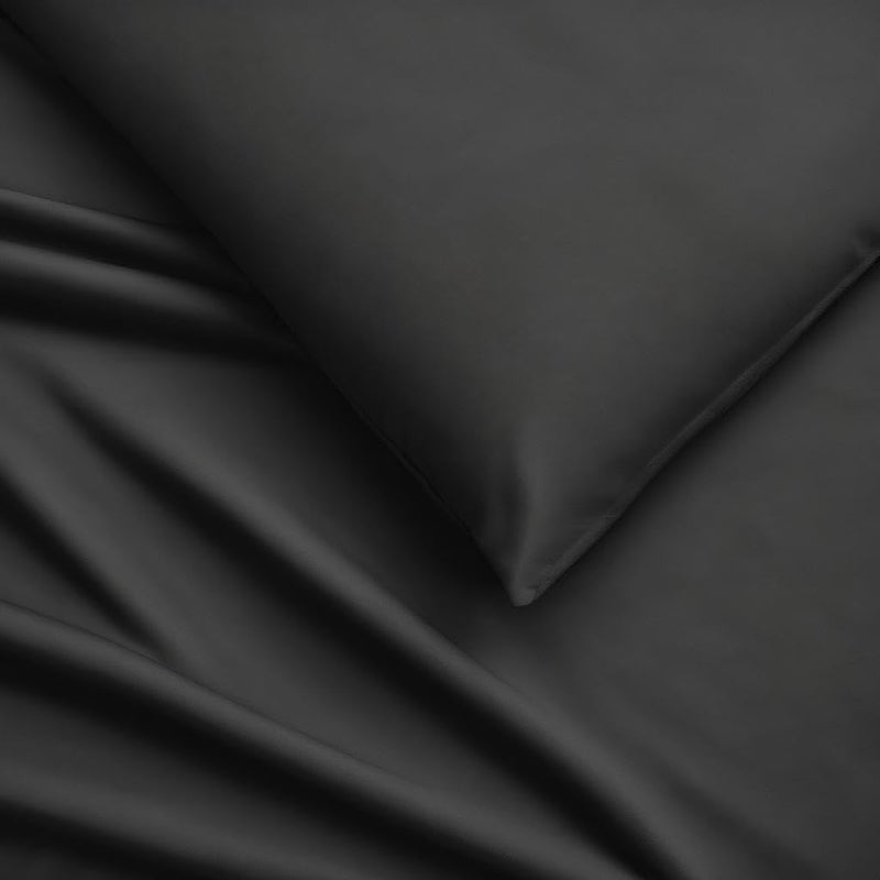 KEDARA CLOTH مجموعة ملاءات سرير كيدارا الملكية القابلة للتثبيت 1800 TC من الألياف الدقيقة 3 قطع مع 2 غطاء وسادة ناعمة ملاءة سرير قابلة للتثبيت_رمادي داكن_78 x 60 سرير ملكي - Image 4