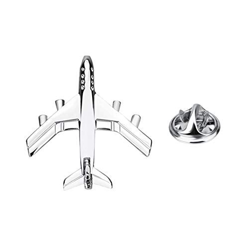 Vcufflinks Jet Airplane Plane Commercial Jetliner Brooch Lapel Pin - Image 1