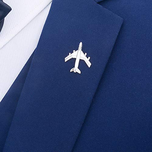 Vcufflinks Jet Airplane Plane Commercial Jetliner Brooch Lapel Pin - Image 3