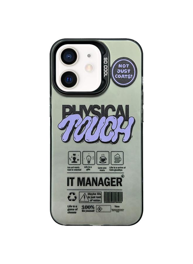 S-TOP Case For iPhone 12 English Label Double-sided Frosted Phone Case - Image 1