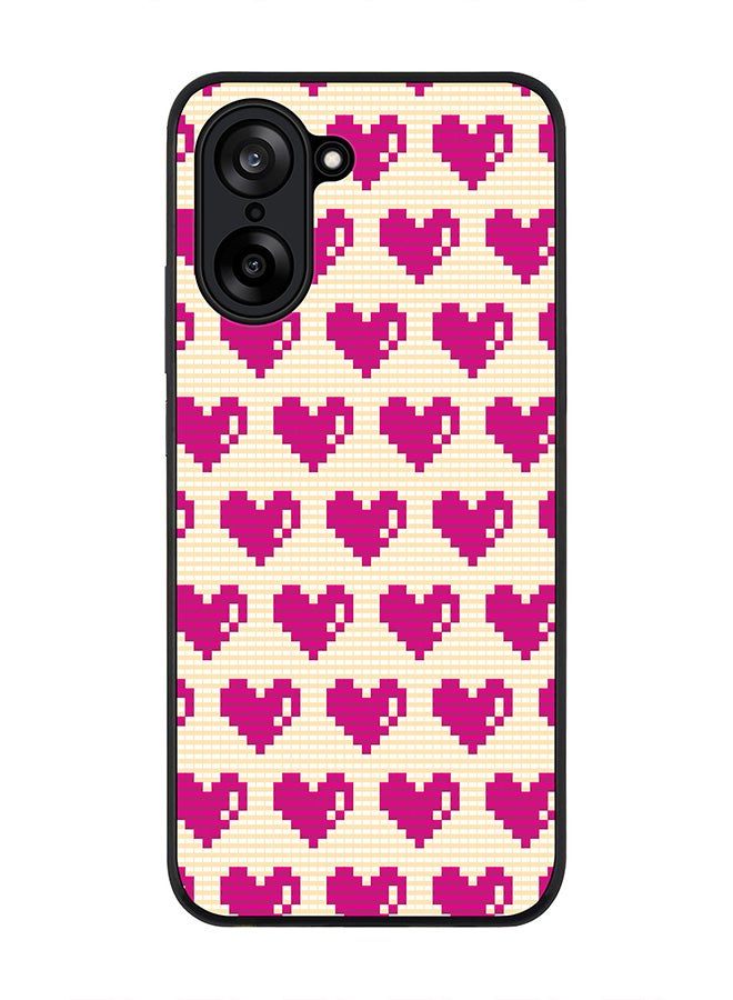 Stylizedd For OnePlus Nord CE5 / Ace 5 Racing Case,Slim fit Camera Protection, Shockproof Thin Phone cover  - Pixel Hearts