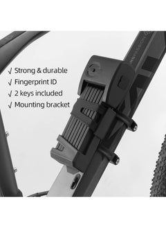 Folding Bike Lock Smart Fingerprint Bike Lock Heavy Duty Anti-Theft Folding Bike Lock Black - pzsku/Z90EA9FF70ADC7FB35406Z/45/_/1735199761/0a4f2cc1-f9de-4568-9ec1-a57badf0da4d