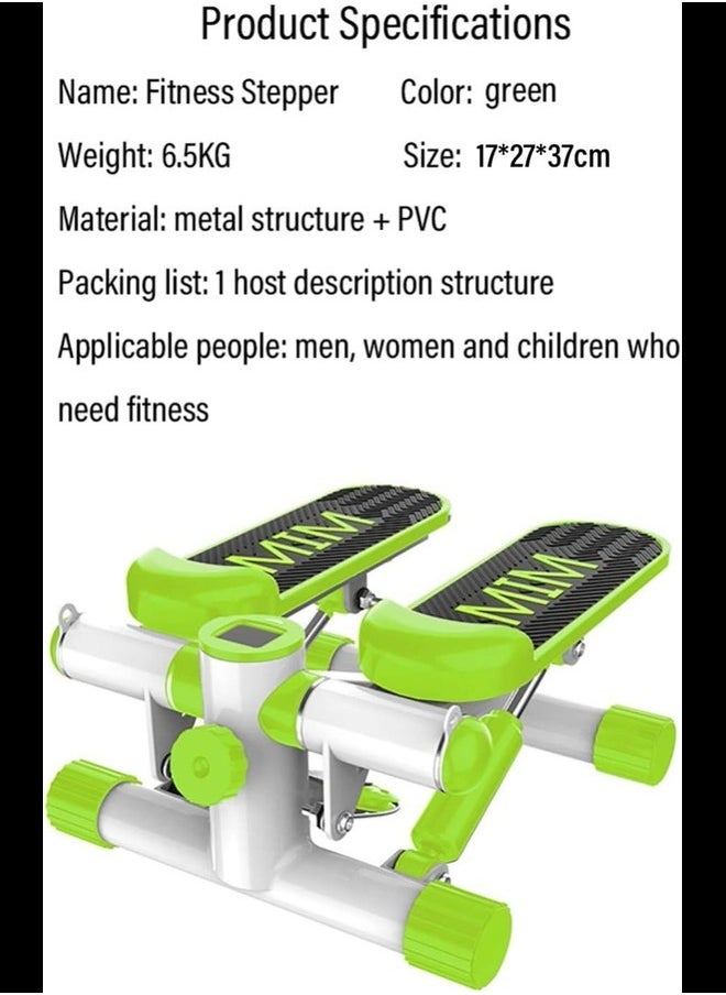 Generic Stepper for Exercise. Portable Mini Stepper Device with Resistance Band and LCD Display, Suitable for Home Office Sports Equipment. Hydraulic Stair Stepper with 330lbs Loading Capacity  - Image 3