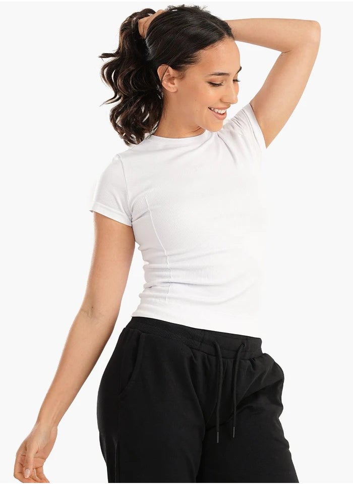 Carina - Microfiber Short Sleeves Top - Image 1