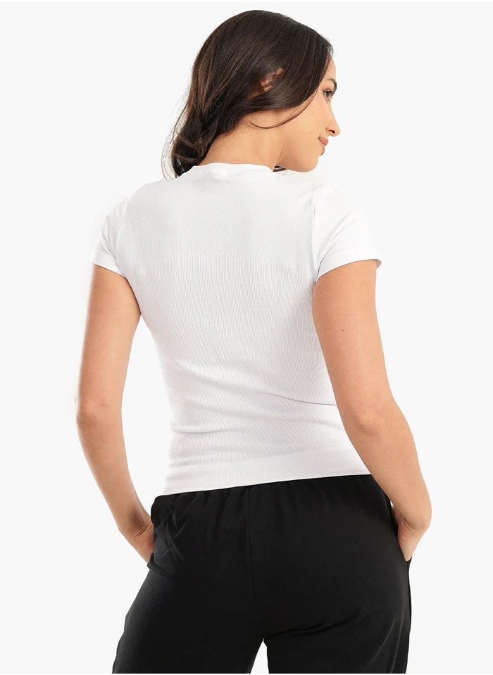 Carina - Microfiber Short Sleeves Top - Image 1