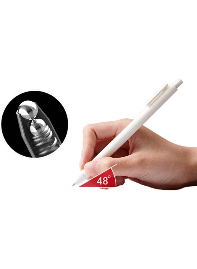 Kaco Retractable Gel Pen Refill, 100Mm Length, Compatible With K7/Chuxin Series, 0.5Mm, Black (Duraball Tip) (5 Pieces In Opp Bag) - Image 2