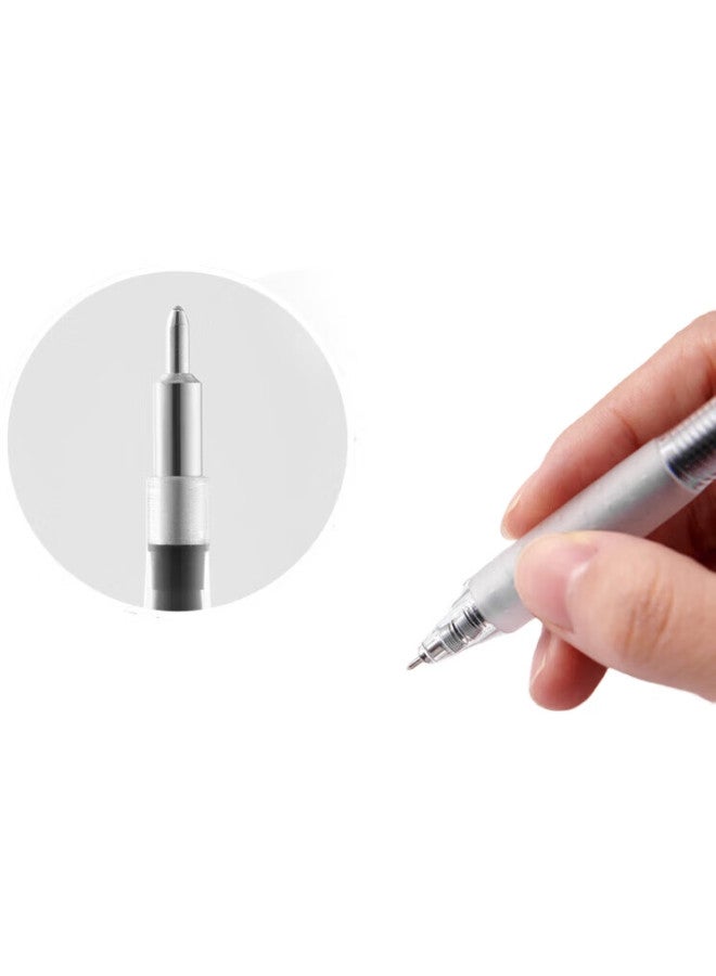 Kaco Retractable Gel Pen Refill, 100Mm Length, Compatible With K7/Chuxin Series, 0.5Mm, Black (Duraball Tip) (5 Pieces In Opp Bag) - Image 1