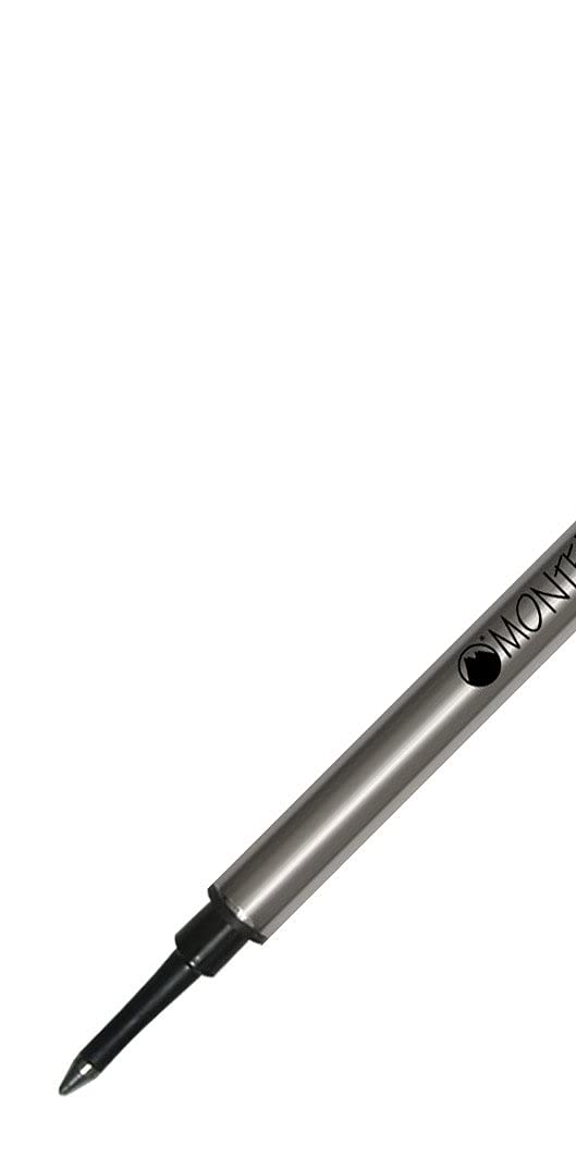 Monteverde Rollerball Refill to Fit Waterman Rollerball Pens, Fine Point, Black, 2 per Pack (W222BK) - Image 2