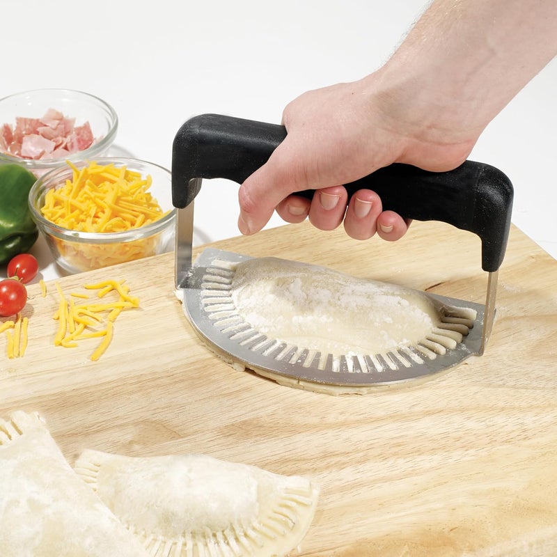Winco 7" شوكة إمبانادا / مكبس زلابية | رائع للطعام المكسيكي، المعجنات، الفطائر والمزيد - Image 4