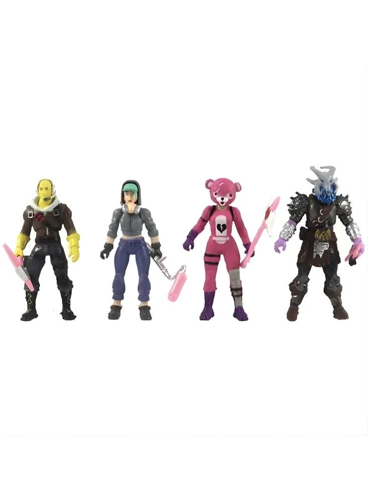 Premium Action Hero Figures Set – 8 Character Combat Toy Soldiers with Weapons, Fantasy Battle Playset for Kids, Durable Plastic Action Toys Popular in Saudi Arabia - Image 3