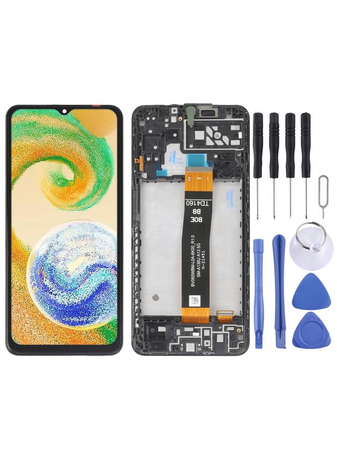 erorex Replacement Original LCD Screen For Samsung Galaxy A04s SM-A047 Digitizer Full Assembly with Frame - Image 1