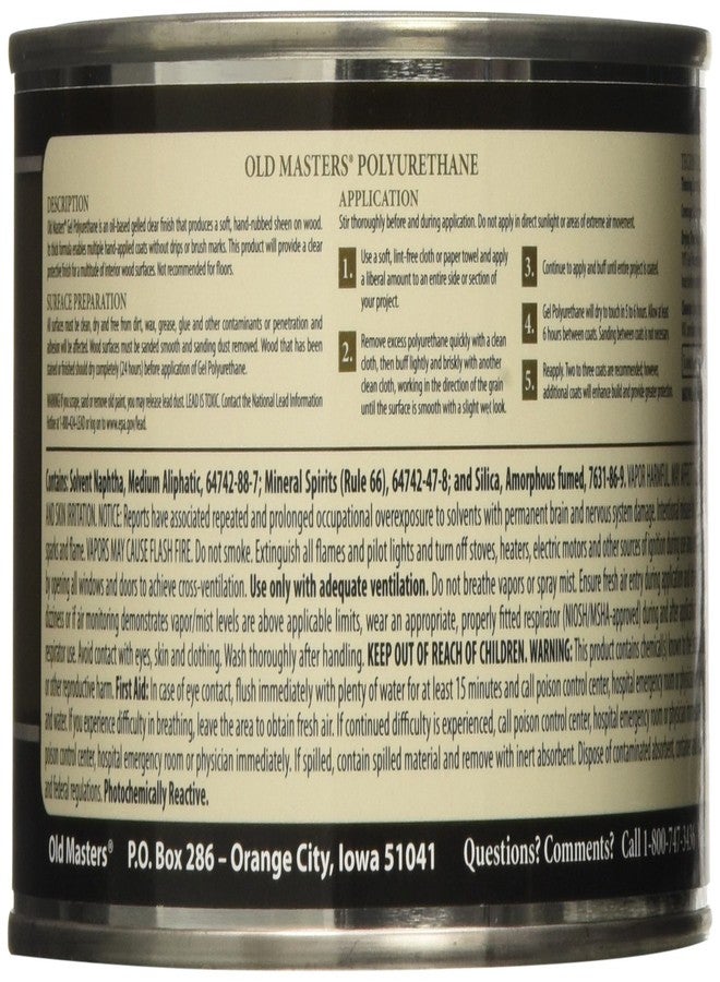 أولد ماسترز سلسلة Old Masters 85108 Pt Gel Polyurethane، بدون مقاس - Image 4