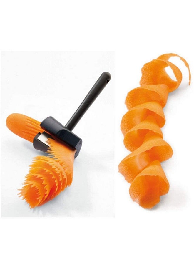 THW® Carrot Curler and Peeler Cucumber Vegetable Sharpener Peeler Slicer Fruit Cutter - Image 2